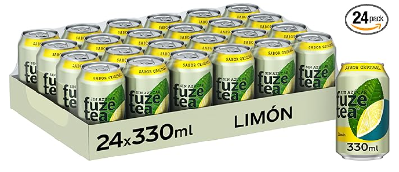 Fuze Tea Lemon, Pack 24 cans x 330 ml