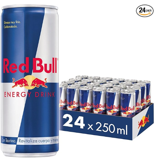 Red Bull Energy Drink Regular, 250 ml Pack 24 ud