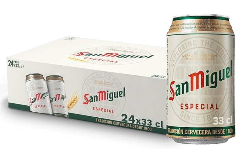 San Miguel Especial, Pack 24 cans x 33 cl