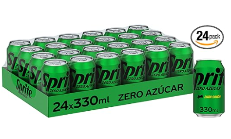 Sprite Zero Sugar, 24 cans x 330 ml