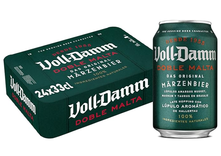 Voll-Damm, Beer Doble Malta, 24 cans x 330 ml